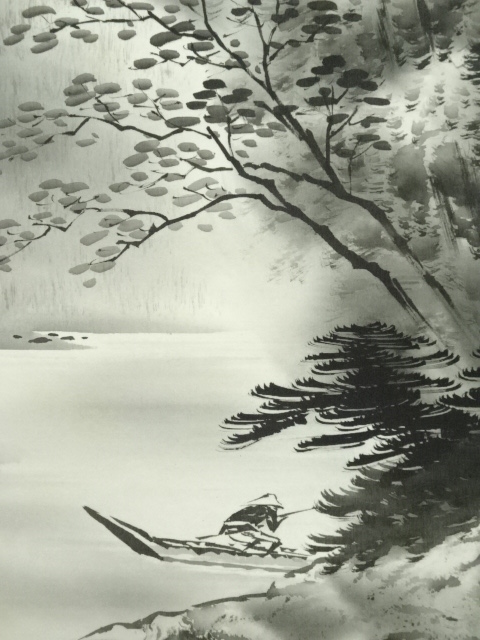 219-   書画 墨絵 2点セット 置物 日本 古美術 古賞物 馬 墨絵八駿図 掛け軸 古美術品 横額